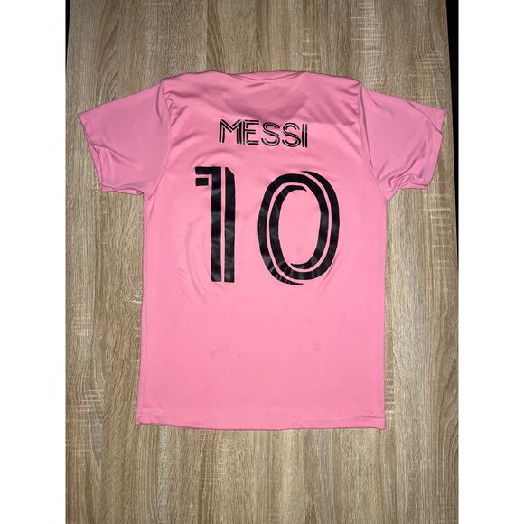 Lionel Messi Inter Miami MLS Soccer 10 Pink Jersey Small - Picture 2 of 3